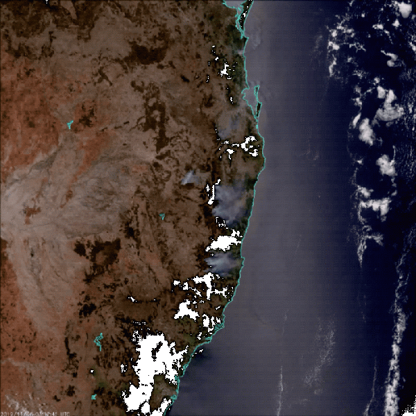 Cháy rừng tại Australia nhìn từ không gian 3