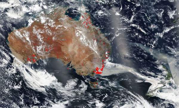 Cháy rừng tại Australia nhìn từ không gian 7
