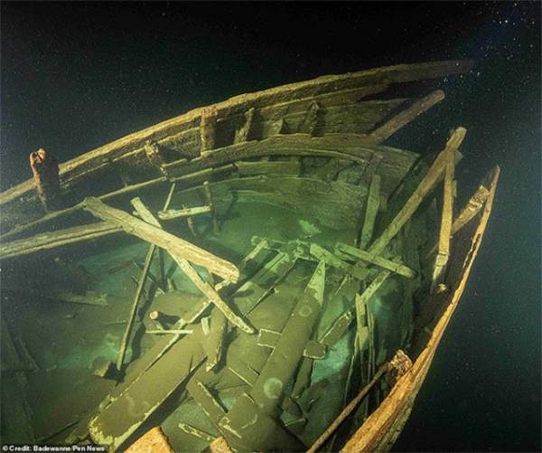 "Tàu ma" hiện hình nguyên vẹn sau 400 năm bị biển Baltic nuốt chửng 2