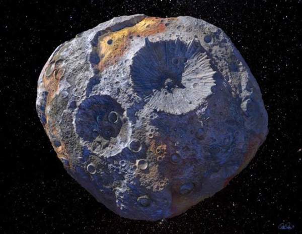 Tiểu hành tinh trị giá 10 tỷ tỷ USD đang han gỉ