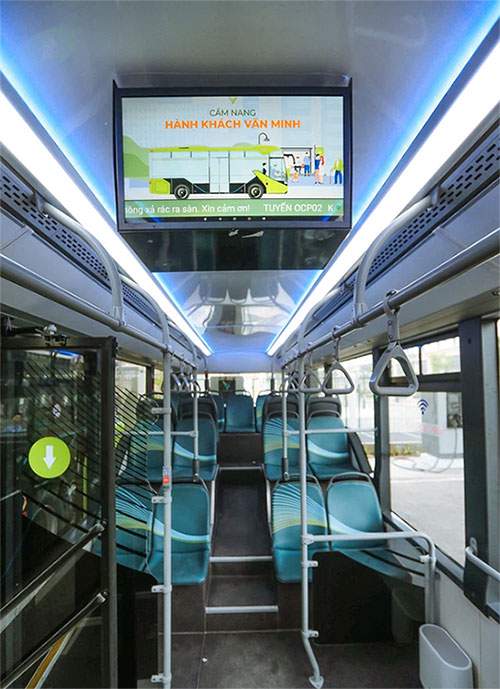 Review siêu chân thật tuyến xe buýt điện đầu tiên tại Hà Nội 10