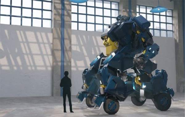 Robot Nhật Bản khổng lồ trị giá 2,75 triệu USD có thể biến hình và sở hữu buồng lái bên trong cơ thể 1