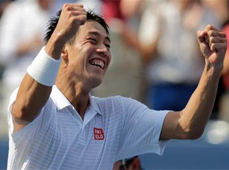 Loại Djokovic, Nishikori lần đầu vào chung kết Grand Slam