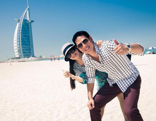 Thủy Tiên, Noo Phước Thịnh thích thú du ngoạn Dubai 5