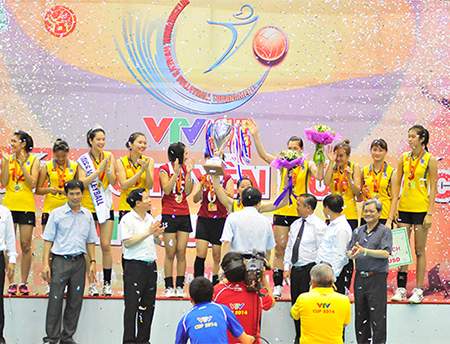 Đội tuyển bóng chuyền nữ Việt Nam vô địch VTV Cup