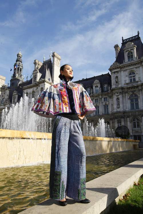 NTK Việt mang áo dài sang kinh đô thời trang Paris 5