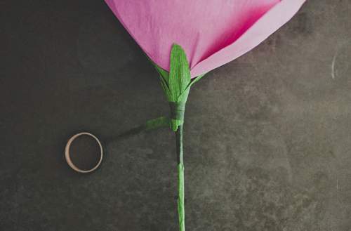Hoa hồng giấy khổng lồ - món quà bất ngờ ngày Valentine trắng 12