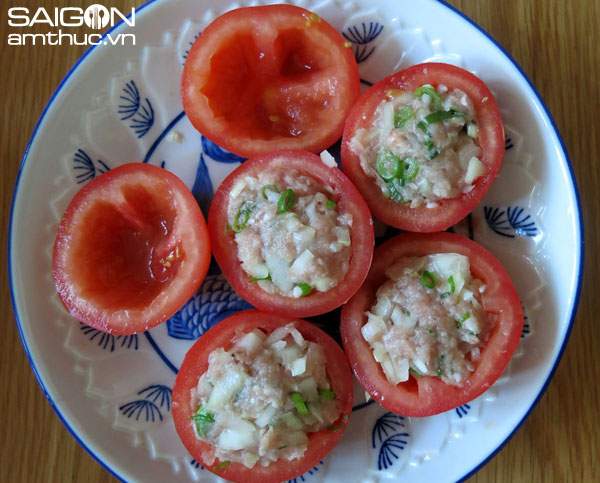 Cà chua nhồi thịt hấp dẫn cho bữa cơm chiều 6