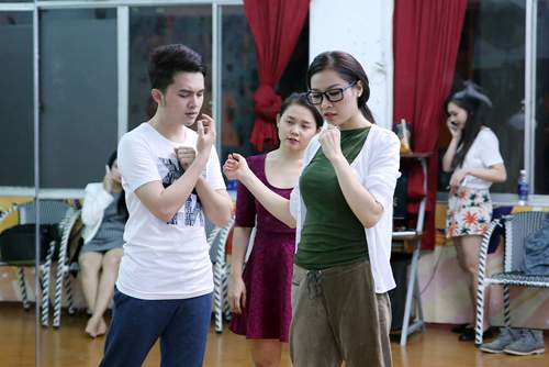 Nam Cường và Quế Vân luyện dancesport 7