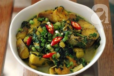 Hấp dẫn với canh cá quả chuối xanh 8