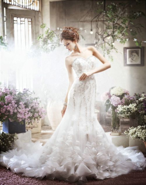 10 chiếc váy cưới Hàn Quốc sang trọng và tuyệt đẹp 3