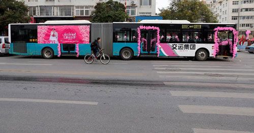 Chú rể rước dâu bằng “siêu xe buýt” dài 18m 3