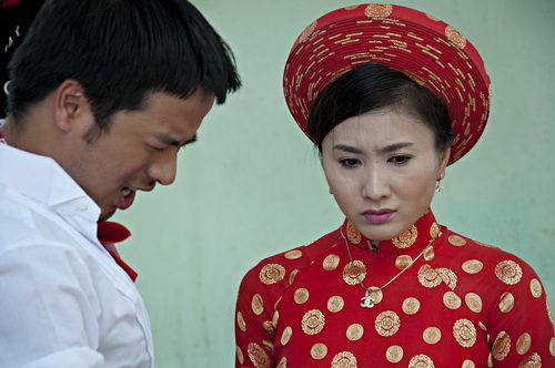 Trang Nhung bụng bầu 4 tháng vẫn chăm chỉ đóng phim 9