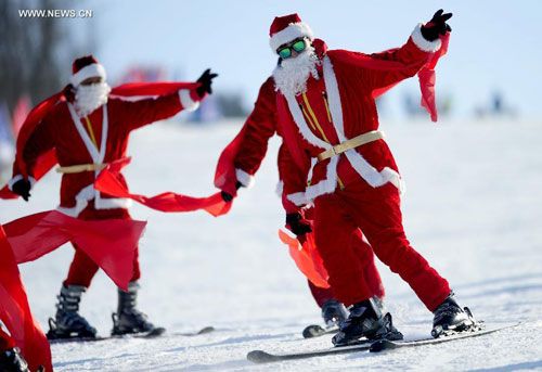 "Run cầm cập" ngắm dàn mỹ nhân diện bikini trượt tuyết đón Noel 8