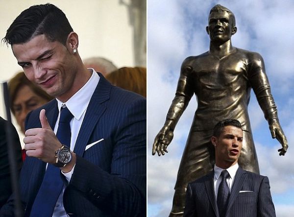 Hàng nghìn fan chen chúc xem lễ dựng tượng Cristiano Ronaldo 6