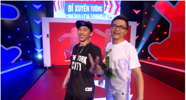 Băng Di và Phan Ngọc Luân trổ tài ở gameshow xuyên tường 15
