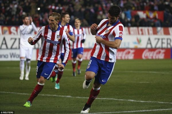 Torres phấn khích sau khi Atletico đánh bại Real 2