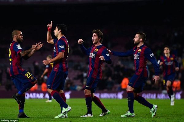 Bộ ba nguyên tử Messi - Neymar - Suarez giúp Barca thắng 5-0 9