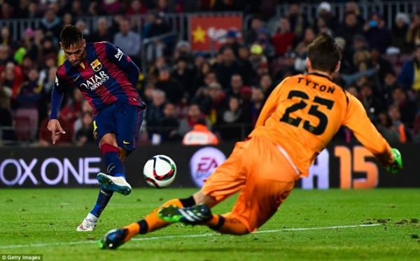 Bộ ba nguyên tử Messi - Neymar - Suarez giúp Barca thắng 5-0 6