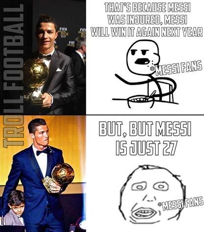 Ảnh vui Ronaldo bị ám ảnh penalty khi nhận Quả bóng vàng 8