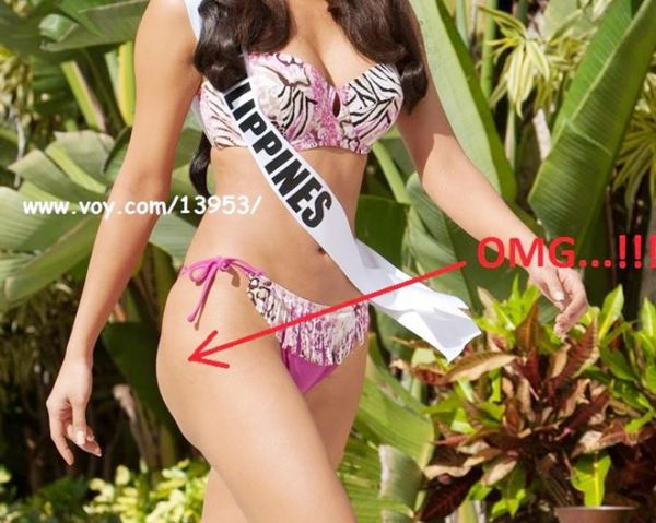 Vòng ba bất thường của Hoa hậu Philippines gây tranh cãi 2