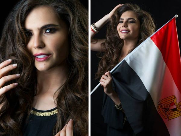 Người đẹp hoàn vũ chụp hình với cờ tổ quốc 9