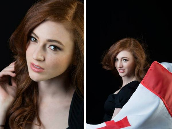 Người đẹp hoàn vũ chụp hình với cờ tổ quốc 11