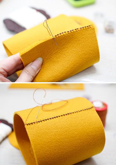 Cách làm hộp đựng đồ nhỏ xinh bằng vải nỉ siêu cool 4
