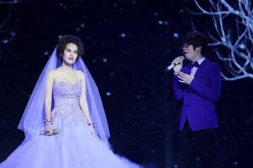 Hát "Chiếc khăn Piêu", Hà Duy - Dương Hoàng Yến trở thành quán quân "Cặp đôi hoàn hảo 2014" 8