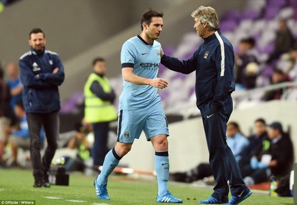 Lampard dính chấn thương trong chiến thắng 2-0 của Man City 3