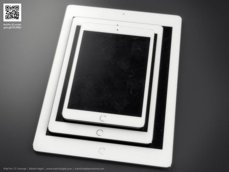 Bản dựng 3D tuyệt đẹp của iPad Pro cỡ lớn và bút stylus 3