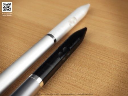 Bản dựng 3D tuyệt đẹp của iPad Pro cỡ lớn và bút stylus 16
