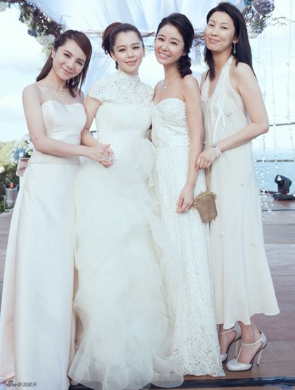Những khoảnh khắc diện váy cưới của Lâm Tâm Như 8