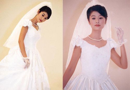 Những khoảnh khắc diện váy cưới của Lâm Tâm Như 2