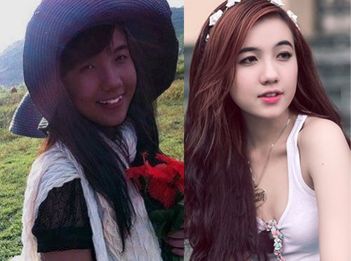 Hot girl Việt thay đổi thế nào khi vắng son phấn? 3