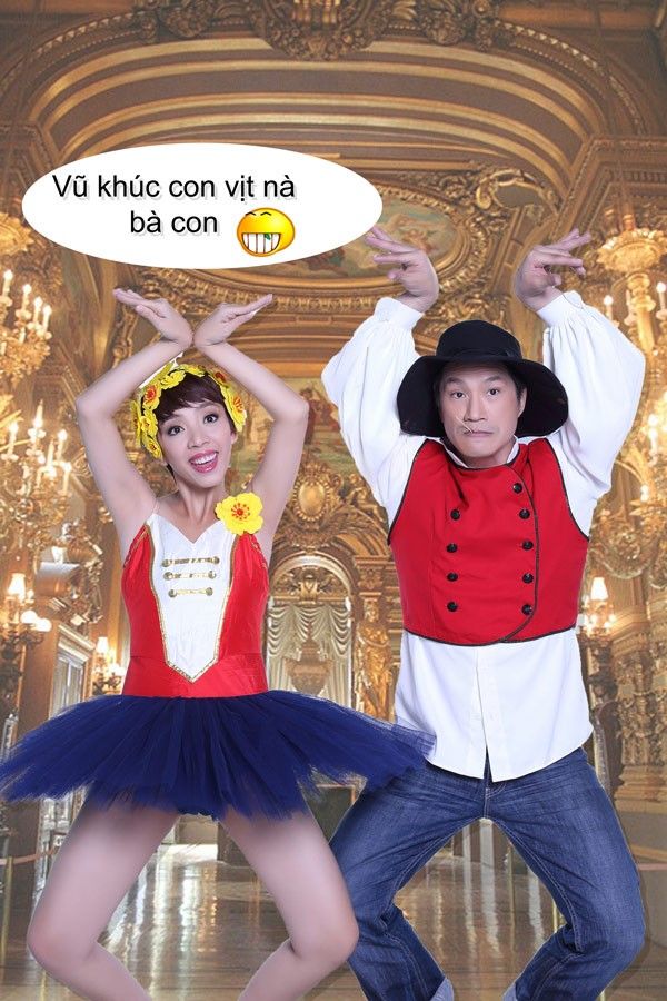 Dustin Nguyễn tán tỉnh hoa hậu hài Thu Trang 6