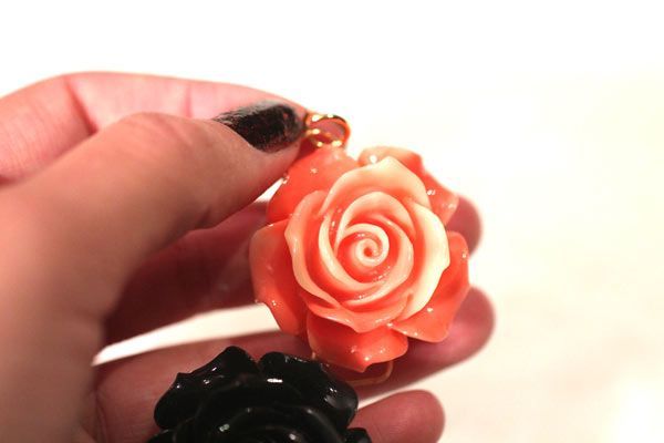Cách làm phụ kiện vòng cổ handmade hoa hồng điệu đà 4