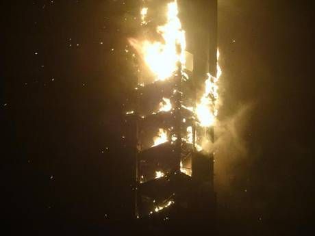 Cháy kinh hoàng tại tòa nhà chọc trời ở Dubai 4