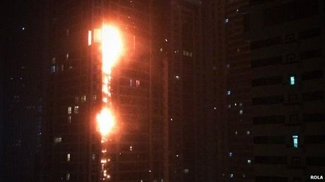 Cháy kinh hoàng tại tòa nhà chọc trời ở Dubai 5
