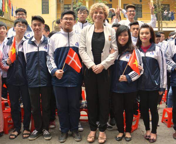 Bộ trưởng Giáo dục Đan Mạch thăm ngôi trường đặc biệt ở Hà Nội 2