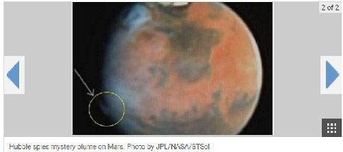 Bí ẩn về "đám khói lạ" trên sao Hỏa 3