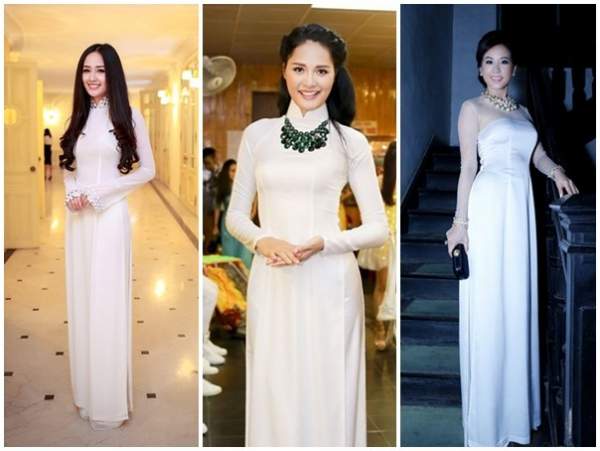 Người đẹp Việt chuộng mốt áo dài trắng dự sự kiện 7