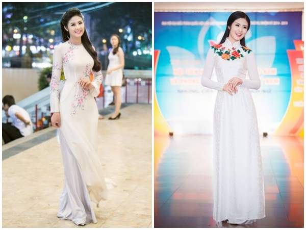 Người đẹp Việt chuộng mốt áo dài trắng dự sự kiện 2