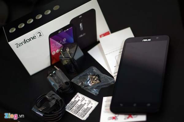 Mở hộp Asus Zenfone 2 màn hình 5,5 inch đầu tiên về VN 3
