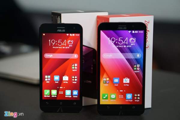 So sánh nhanh Zenfone 2 phiên bản 5,5 inch và 5 inch 2