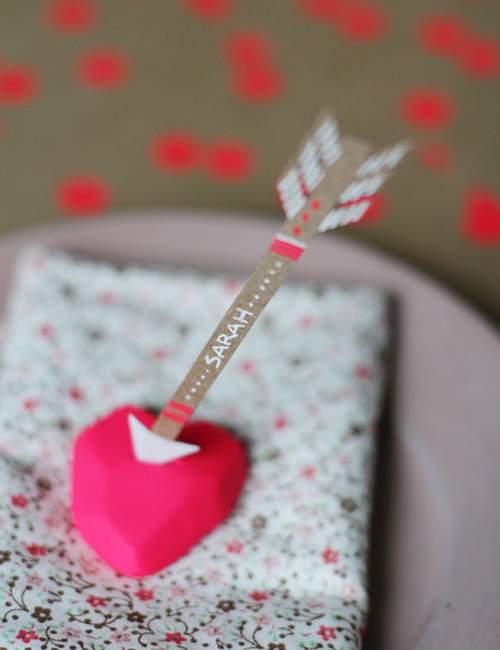 Làm mũi tên tình yêu tặng chàng ngày Valentine trắng 3