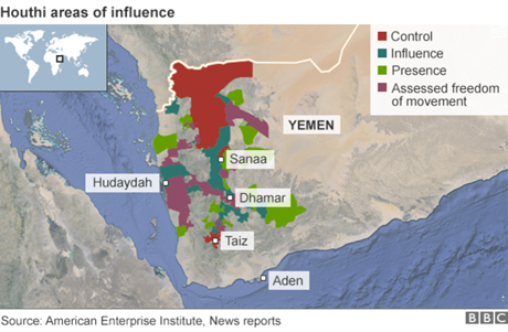 Yemen kêu gọi các nước Vùng Vịnh can thiệp quân sự 2