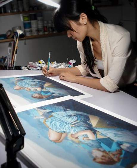 Chiêm ngưỡng tranh siêu thực tuyệt đẹp của nữ họa sĩ trẻ gốc Việt 3
