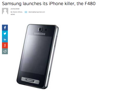 16 điện thoại từng được gọi là "kẻ hủy diệt iPhone" 14
