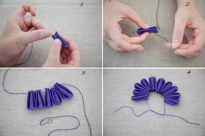 Cách làm hoa vải đơn giản mà sử dụng đa năng 3